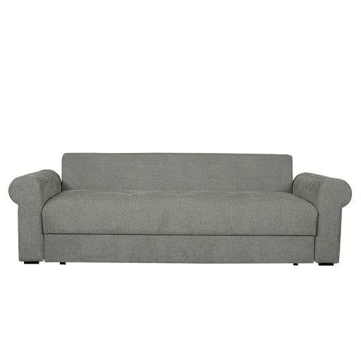 Canapea Extensibila Trendy, 3 Locuri, Lada Depozitare, Gri, 243 Cm