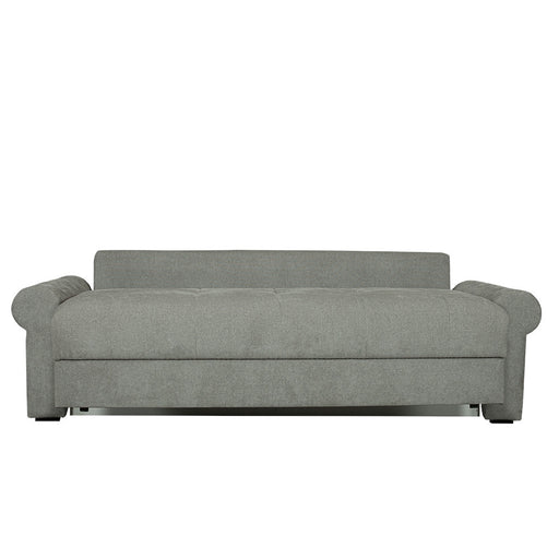 Canapea Extensibila Trendy, 3 Locuri, Lada Depozitare, Gri, 243 Cm
