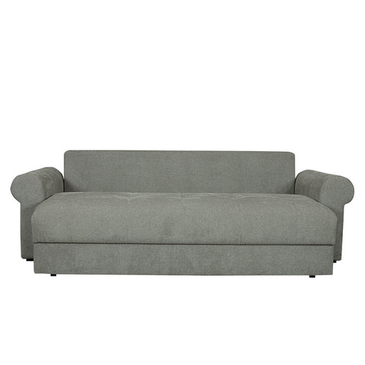 Canapea Extensibila Trendy, 3 Locuri, Lada Depozitare, Gri, 243 Cm