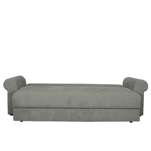 Canapea Extensibila Trendy, 3 Locuri, Lada Depozitare, Gri, 243 Cm