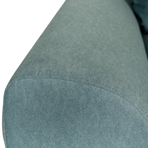 Canapea Extensibila Lorena Lux, 3 Locuri, Spatiu Depozitare, Albastru Deschis, 250 Cm