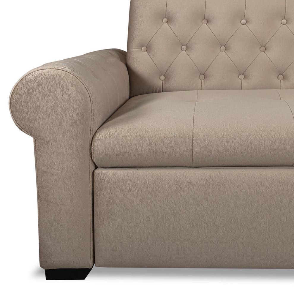 Coltar Extensibil Dreapta Andreas, 5 Locuri, Crem, 299 Cm
