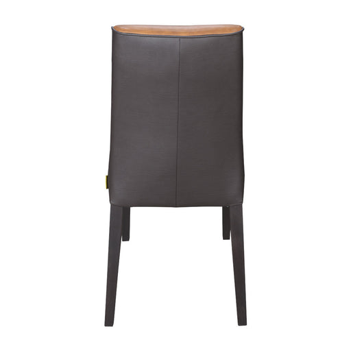 Set masa extensibila Fiona cu 6 Scaune, Brun inchis, 160/210 x 78 x 90 cm