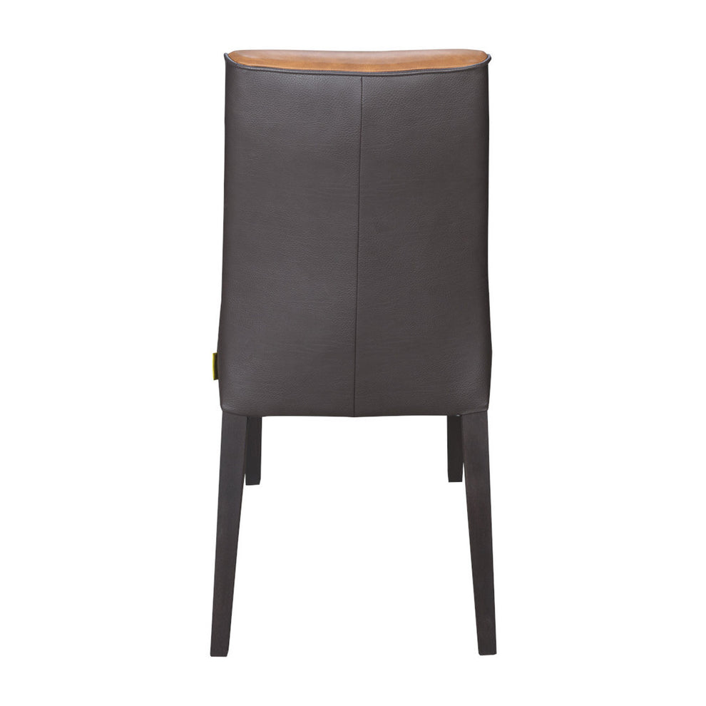Set masa extensibila Fiona cu 6 Scaune, Brun inchis, 160/210 x 78 x 90 cm