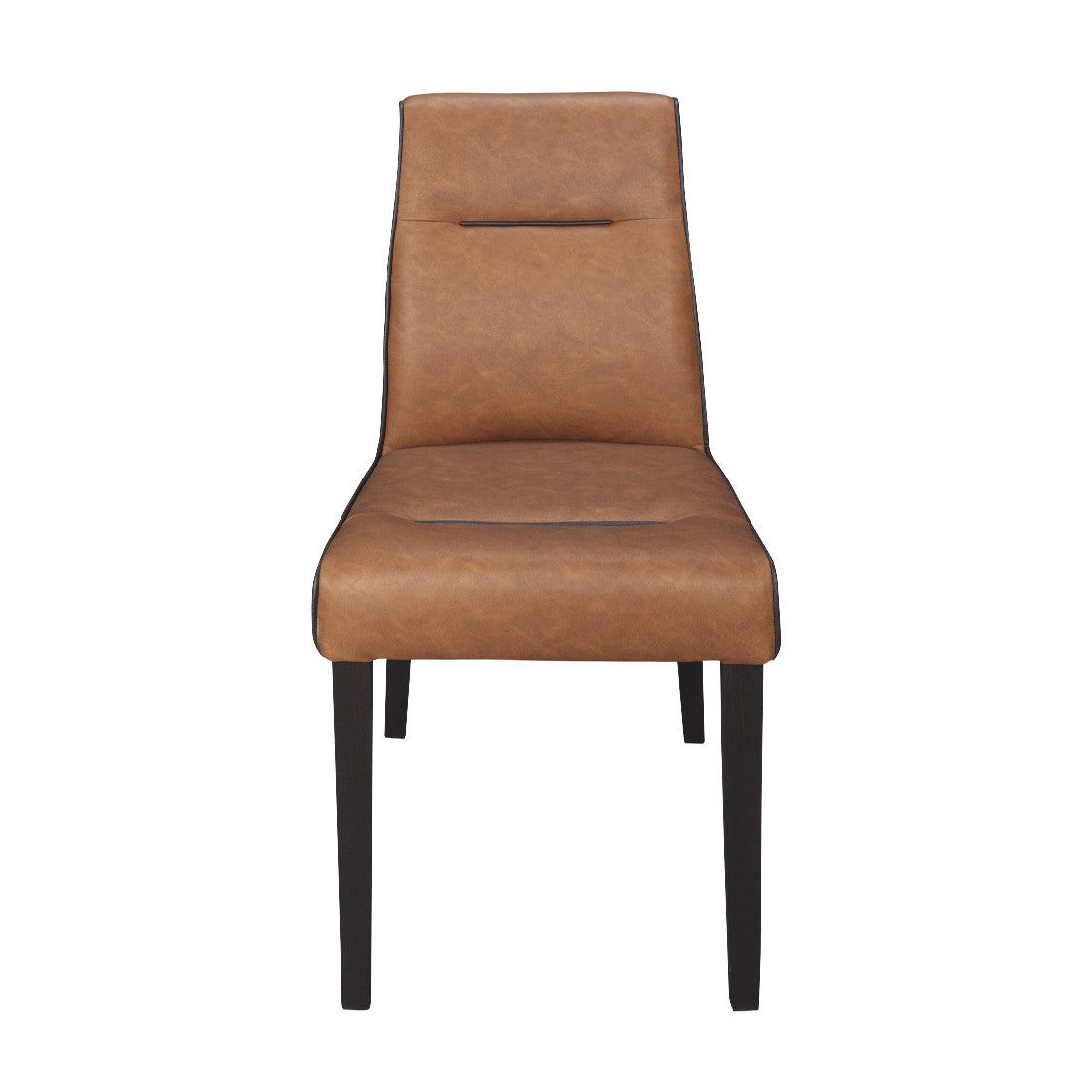 Set masa extensibila Fiona cu 6 Scaune, Brun inchis, 160/210 x 78 x 90 cm