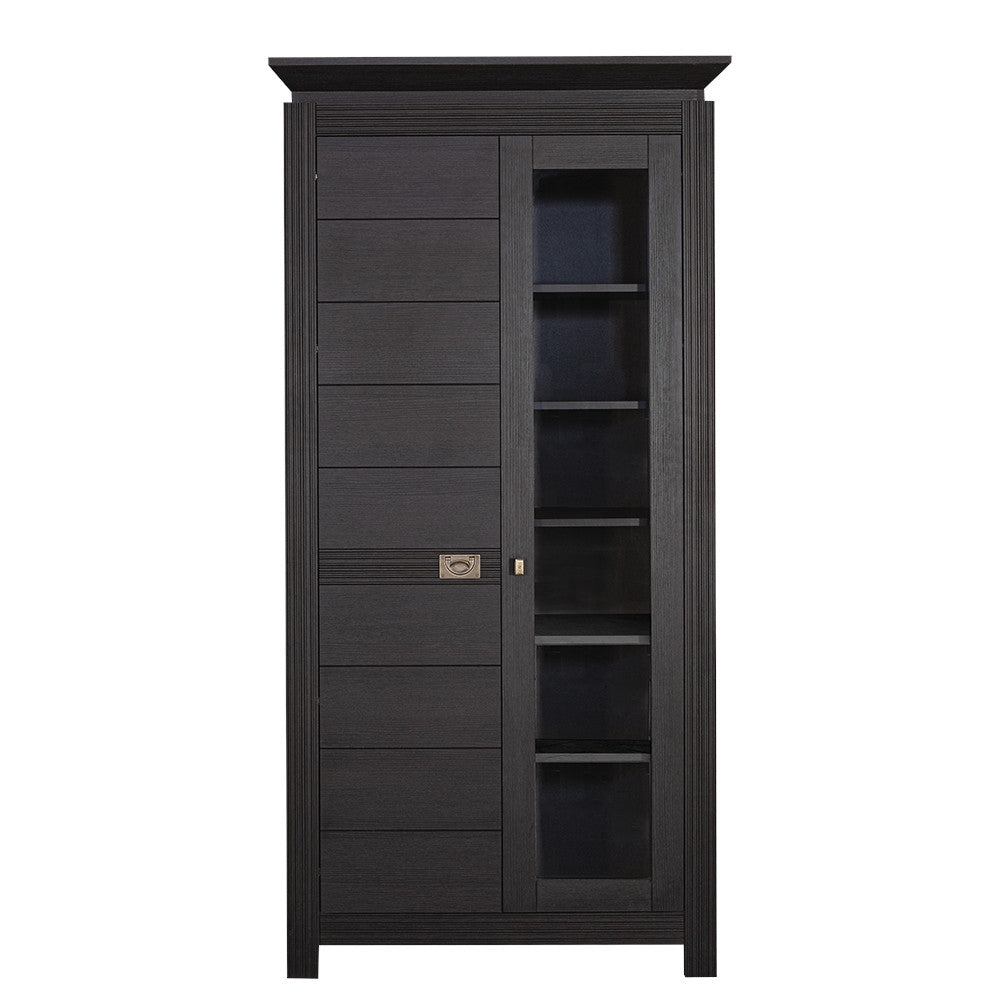 Set Mobila Living Saigon Cantori, Cu Dulap Si Vitrina, 350 Cm