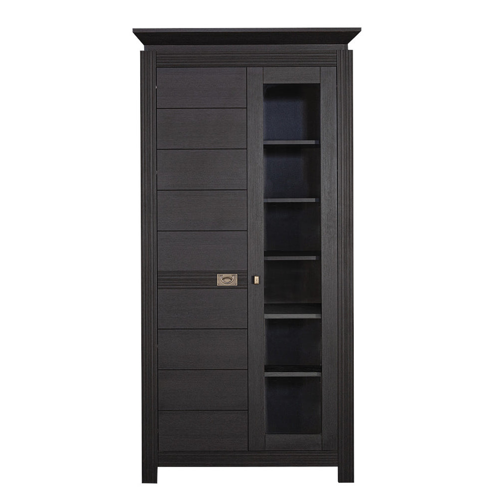 Set Mobila Living Saigon Cantori, Cu Dulap Si Vitrina, 350 Cm