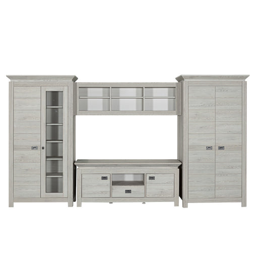 Vitrina Cu 2 Usi Casablanca Loft, Gri, 99 Cm