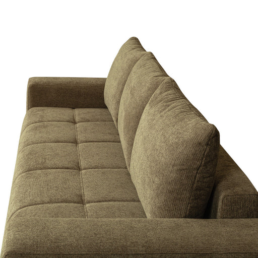 Canapea Extensibila Otis, 3 locuri, Lada Depozitare, Maro, 240 Cm