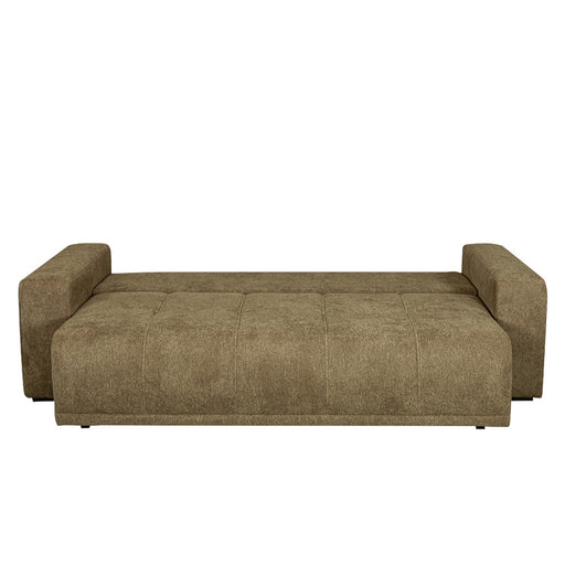 Canapea Extensibila Otis, 3 locuri, Lada Depozitare, Maro, 240 Cm