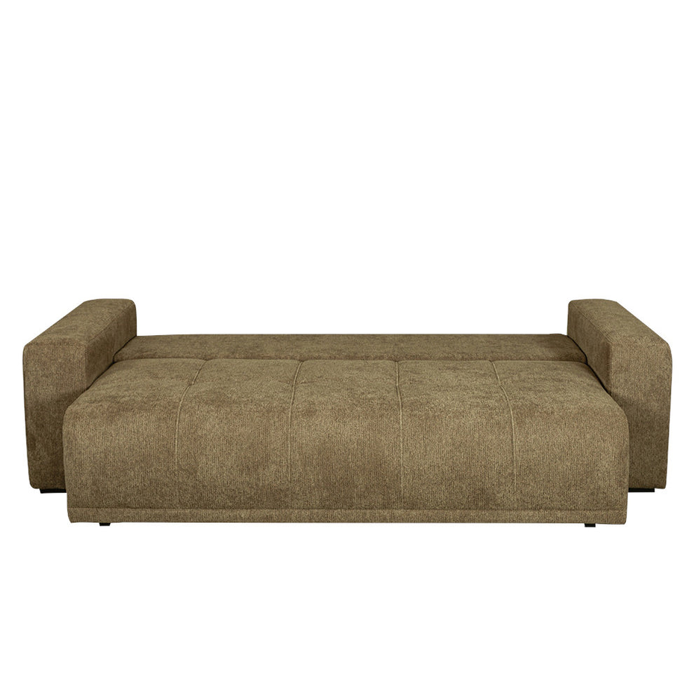 Canapea Extensibila Otis, 3 locuri, Lada Depozitare, Maro, 240 Cm