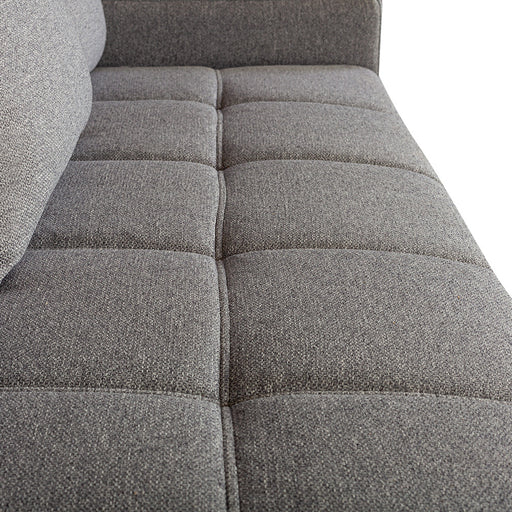 Canapea Extensibila Otis, 3 locuri, Lada Depozitare, Gri, 240 Cm