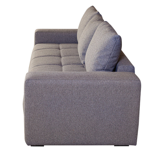 Canapea Extensibila Otis, 3 locuri, Lada Depozitare, Gri, 240 Cm