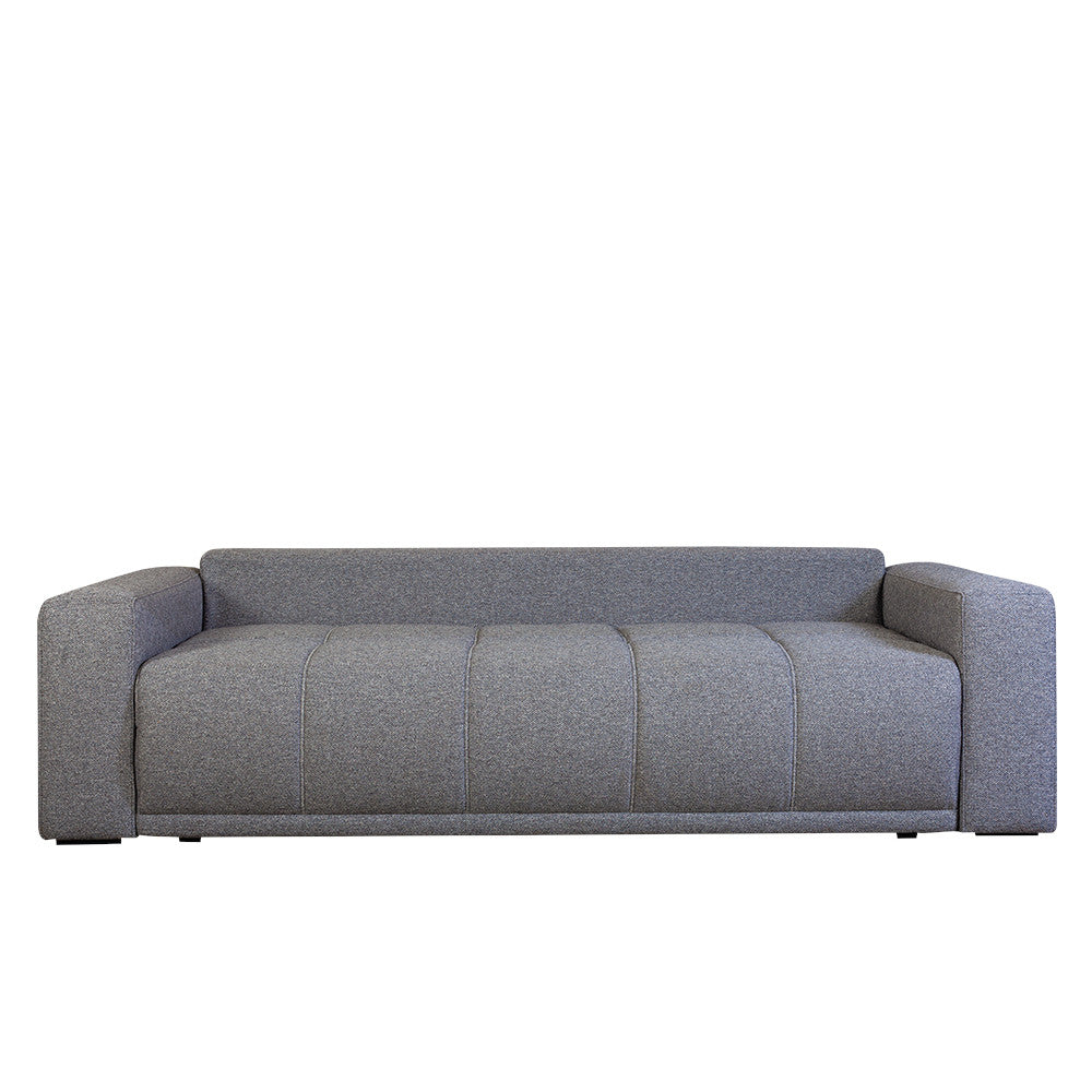 Canapea Extensibila Otis, 3 locuri, Lada Depozitare, Gri, 240 Cm