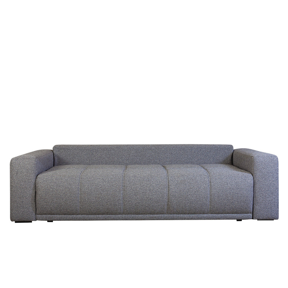 Canapea Extensibila Otis, 3 locuri, Lada Depozitare, Gri, 240 Cm