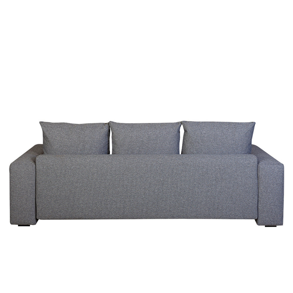 Canapea Extensibila Otis, 3 locuri, Lada Depozitare, Gri, 240 Cm