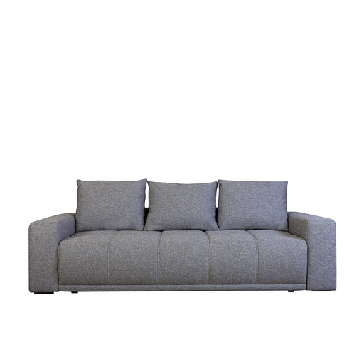 Canapea Extensibila Otis, 3 locuri, Lada Depozitare, Gri, 240 Cm