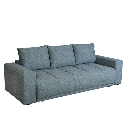 canapea-extensibila-otis-3-locuri-240-cm gri albastrui cu lada