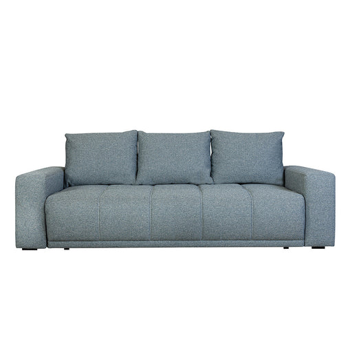 Canapea Extensibila Otis, 3 locuri, Lada Depozitare, Gri Albastrui, 240 Cm