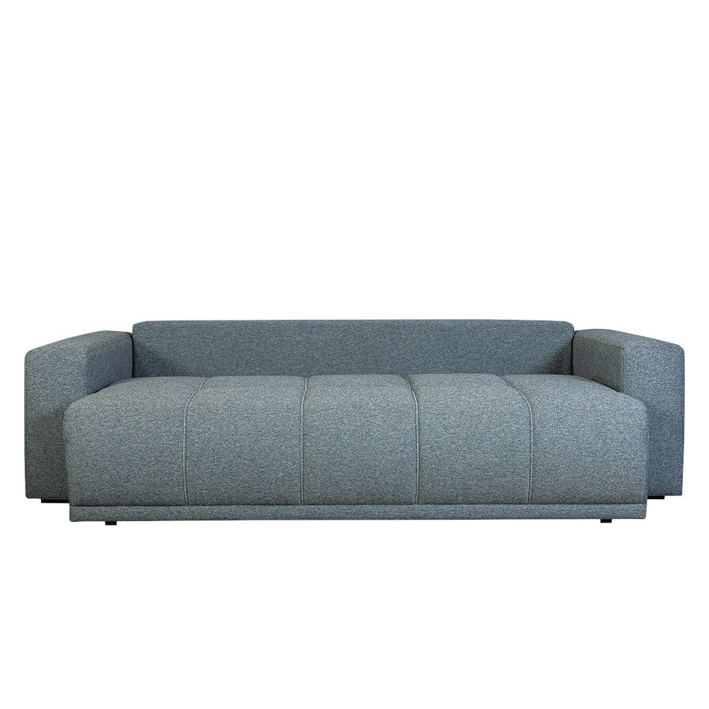 Canapea Extensibila Otis, 3 locuri, Lada Depozitare, Gri Albastrui, 240 Cm