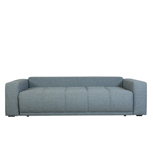 Canapea Extensibila Otis, 3 locuri, Lada Depozitare, Gri Albastrui, 240 Cm
