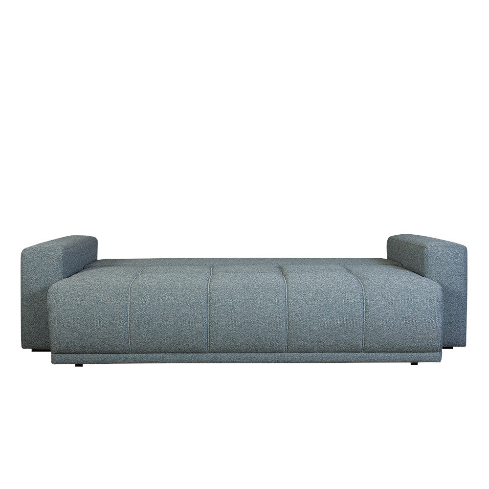 Canapea Extensibila Otis, 3 locuri, Lada Depozitare, Gri Albastrui, 240 Cm