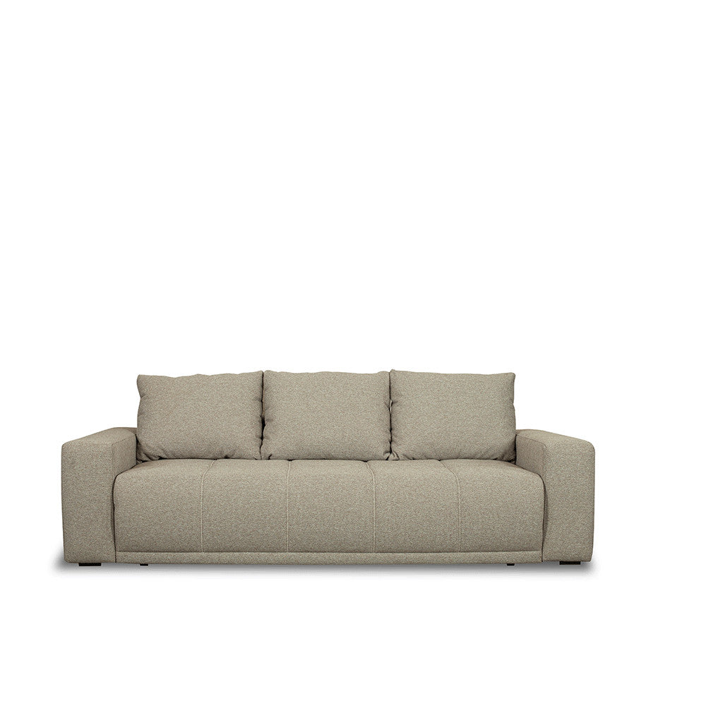 Canapea Extensibila Otis, 3 Locuri, Lada Depozitare, Bej, 240 Cm