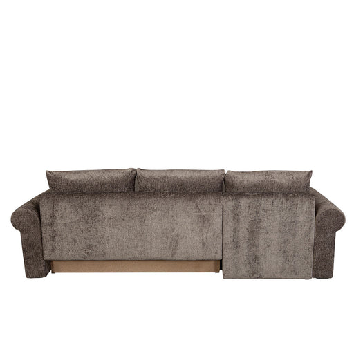 Coltar Extensibil Stanga Venezia, 5 Locuri, Lada Depozitare, Gri, 275 Cm