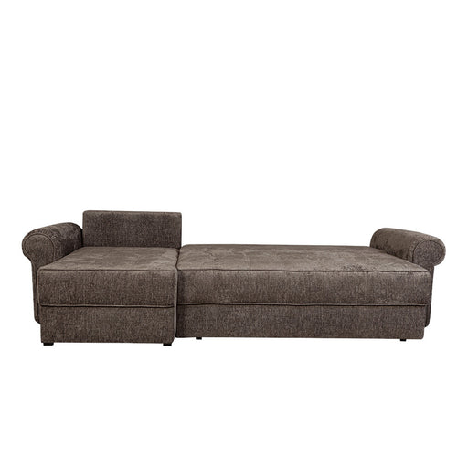 Coltar Extensibil Stanga Venezia, 5 Locuri, Lada Depozitare, Gri, 275 Cm