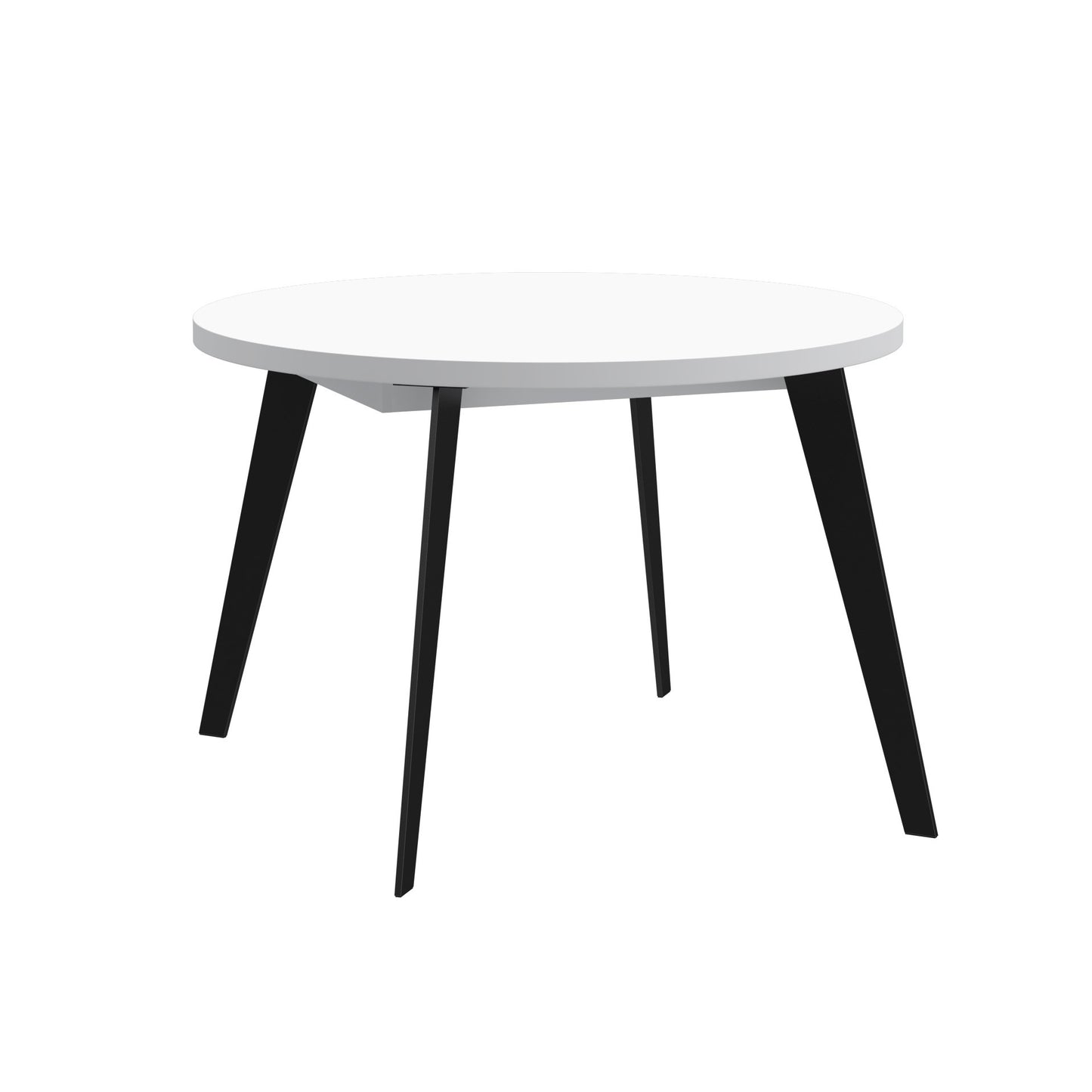 Masa Rotunda Extensibila Tabia Alb, 110/155 Cm