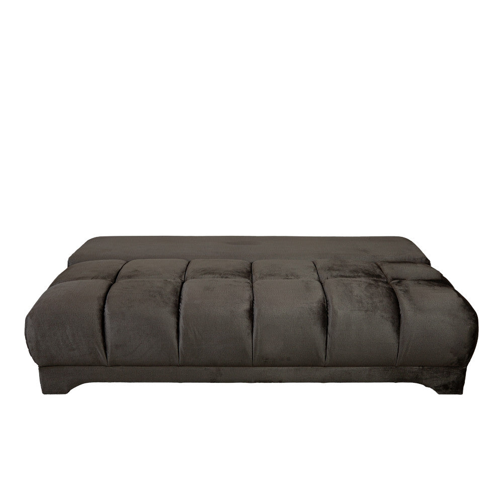 Canapea Extensibila Dali, 3 Locuri, Lada Depozitare, Gri Inchis, 210 Cm