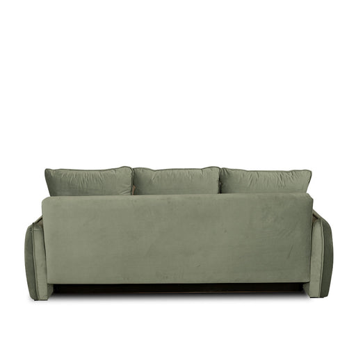 Canapea Extensibila Vida, 3 Locuri, Lada Depozitare, Verde, 225 Cm