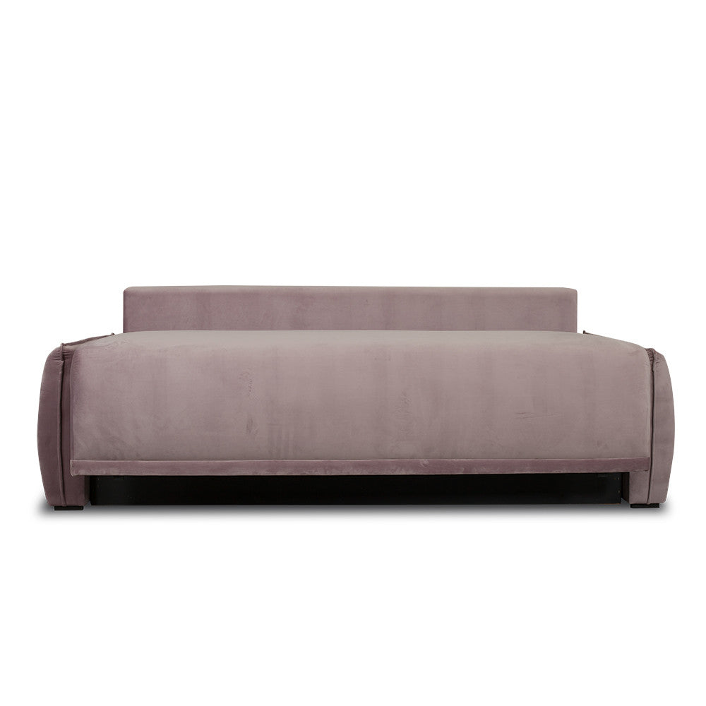 Canapea Extensibila Vida, 3 Locuri, Lada Depozitare, Roz, 225 Cm