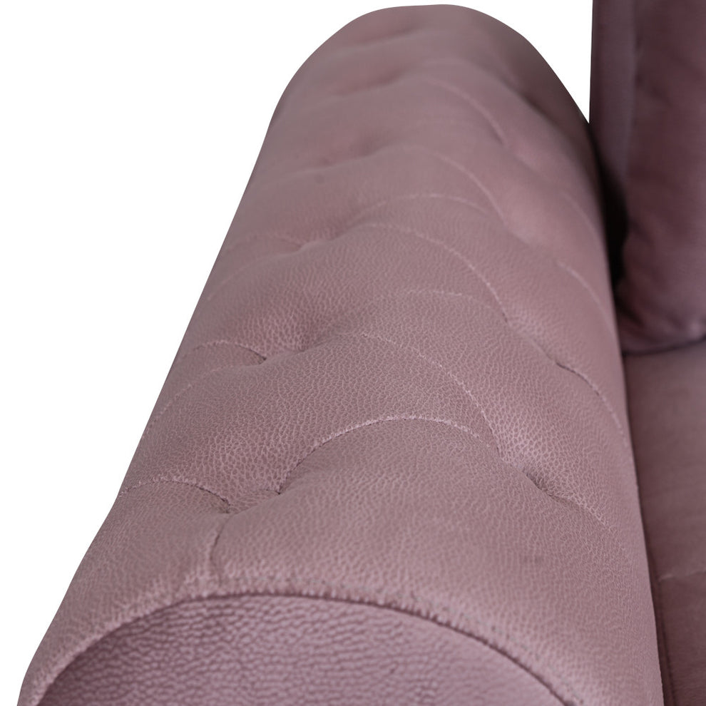 Coltar Extensibil Dreapta Trendy, 5 Locuri, Lada Depozitare, Roz, 275 Cm