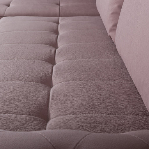 Coltar Extensibil Stanga Trendy, 5 Locuri, Lada Depozitare, Roz, 275 Cm
