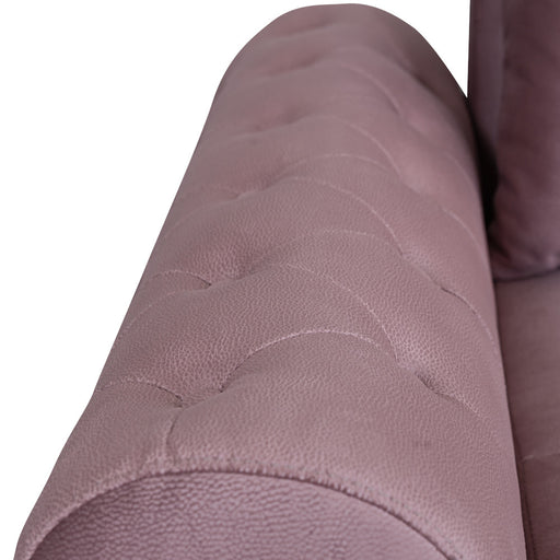 Coltar Extensibil Stanga Trendy, 5 Locuri, Lada Depozitare, Roz, 275 Cm