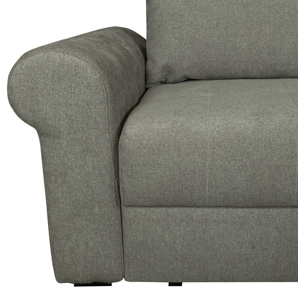 Coltar Extensibil Dreapta Trendy, 5 Locuri, Lada Depozitare, Bej, 275 Cm