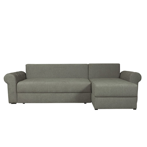 Coltar Extensibil Dreapta Trendy, 5 Locuri, Lada Depozitare, Bej, 275 Cm