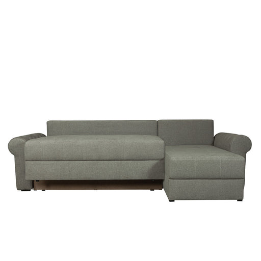 Coltar Extensibil Dreapta Trendy, 5 Locuri, Lada Depozitare, Bej, 275 Cm