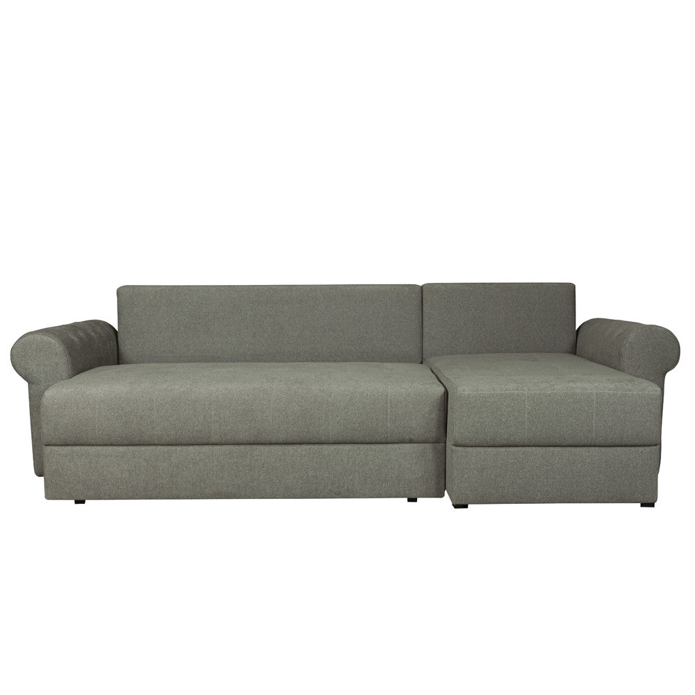 Coltar Extensibil Dreapta Trendy, 5 Locuri, Lada Depozitare, Bej, 275 Cm