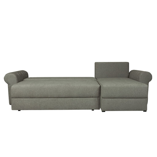 Coltar Extensibil Dreapta Trendy, 5 Locuri, Lada Depozitare, Bej, 275 Cm