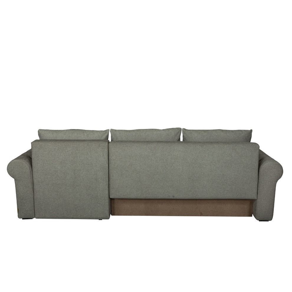 Coltar Extensibil Dreapta Trendy, 5 Locuri, Lada Depozitare, Bej, 275 Cm