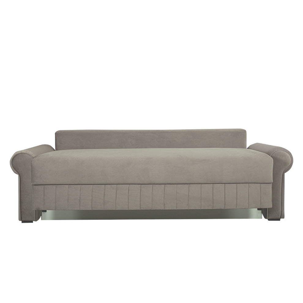 Canapea Extensibila Chic, 3 Locuri, Lada Depozitare, Bej, 242 Cm