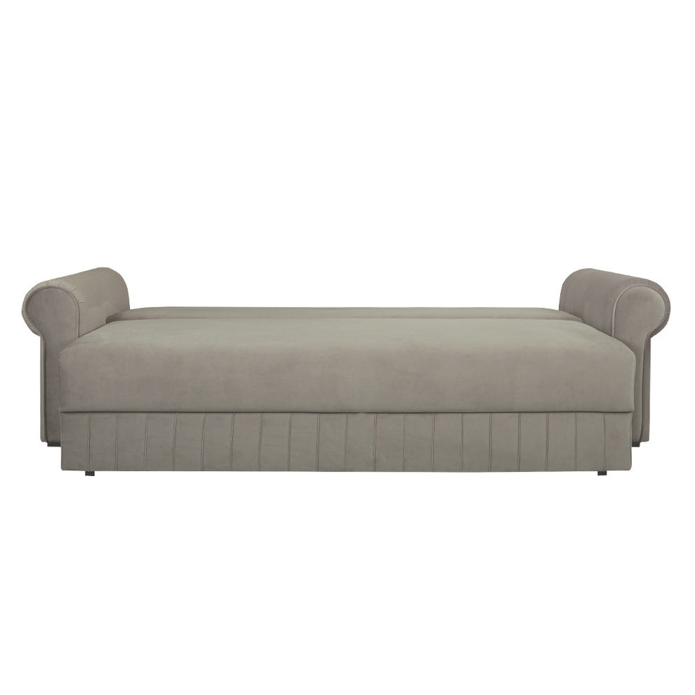 Canapea Extensibila Chic, 3 Locuri, Lada Depozitare, Bej, 242 Cm
