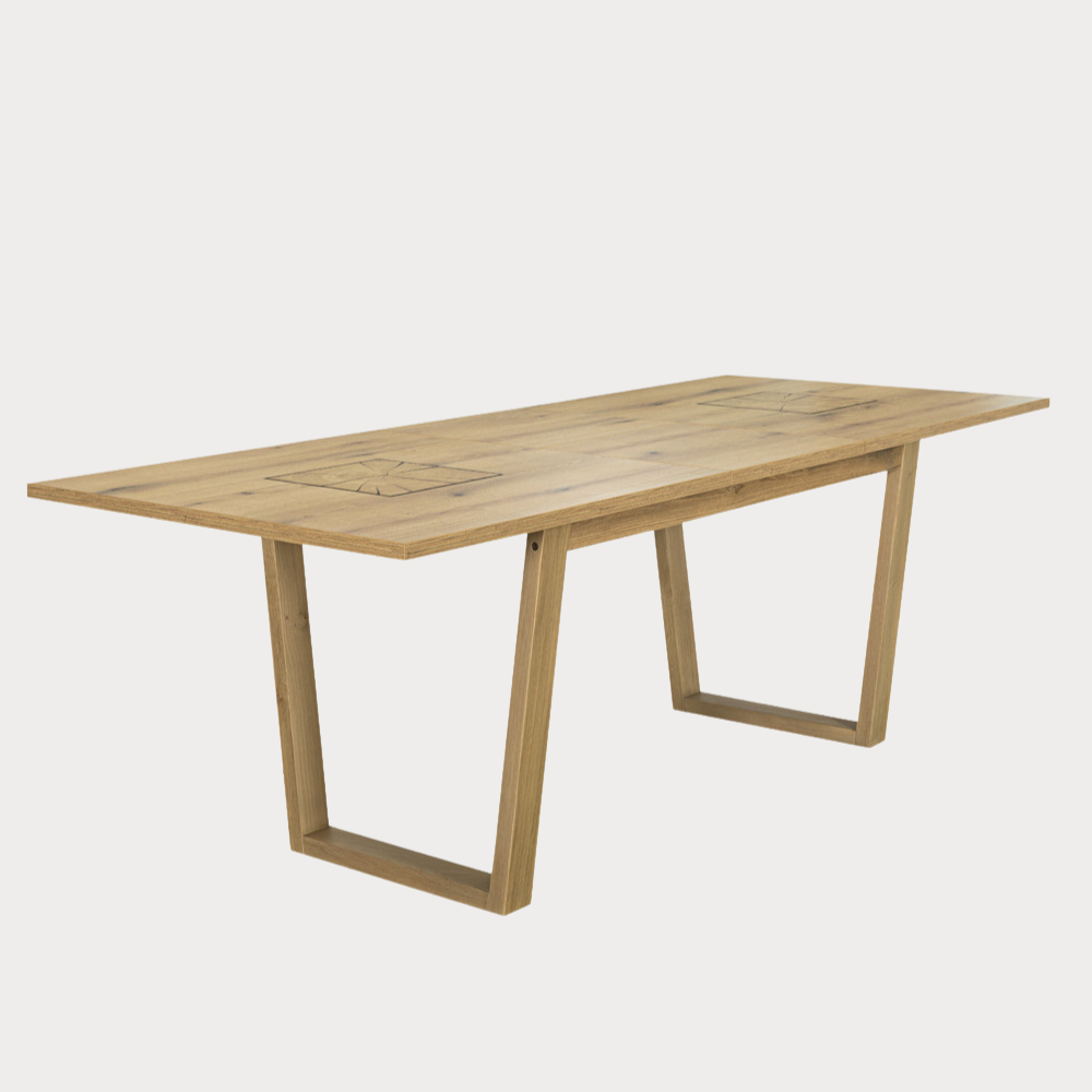 Masa Extensibila Urbano White, Natur, 180/230 X 76.5 X 90 Cm