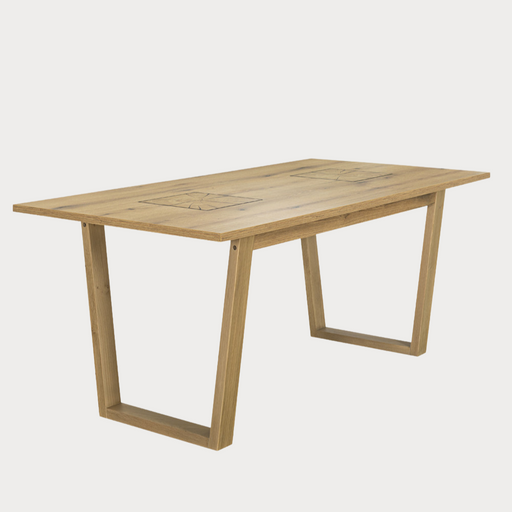 Masa Extensibila Urbano White, Natur, 160/210 X 76.5 X 90 Cm