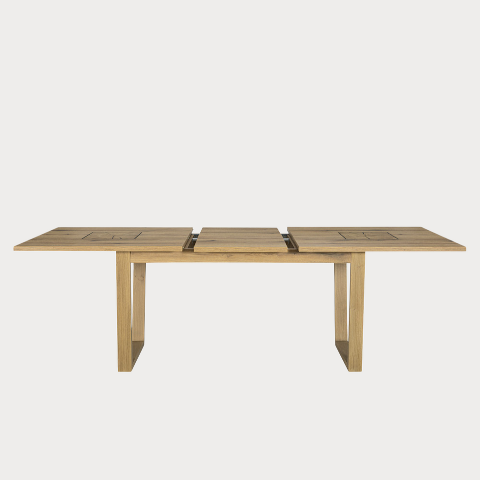 Masa Extensibila Urbano White, Natur, 160/210 X 76.5 X 90 Cm