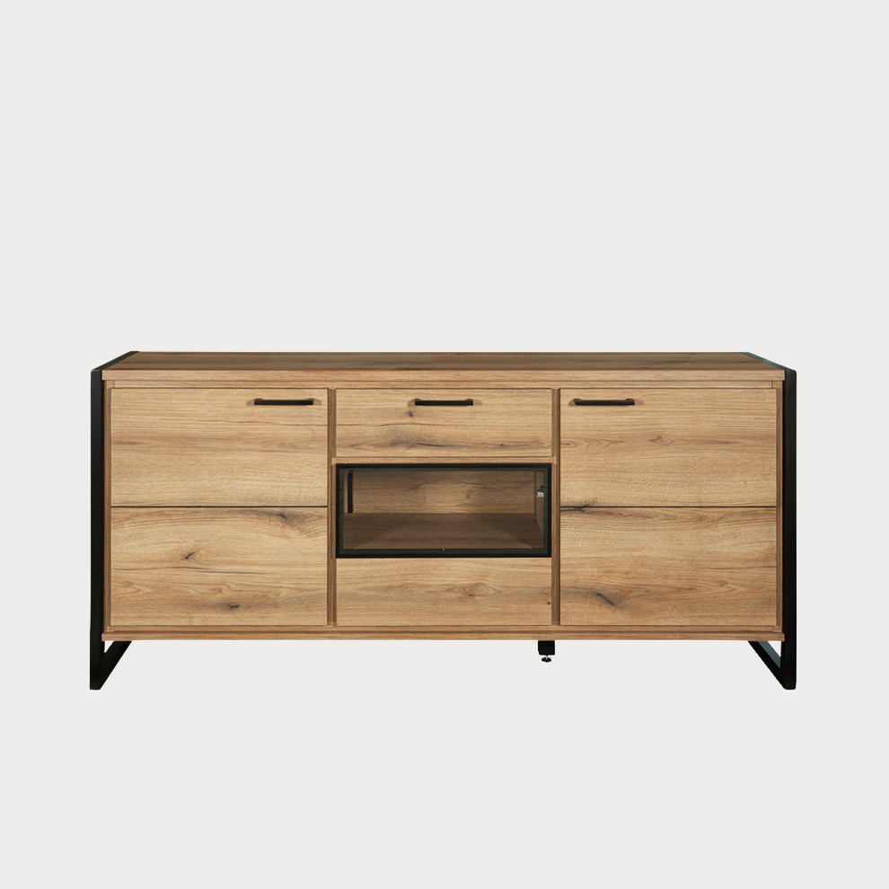 Bufet 3 Usi Si 1 Sertar Soho Nordian Oak, 171 Cm