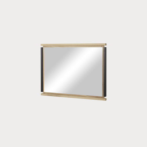 Oglinda Reno, Smoked Oak Furnir Din Lemn Masiv, 100 Cm