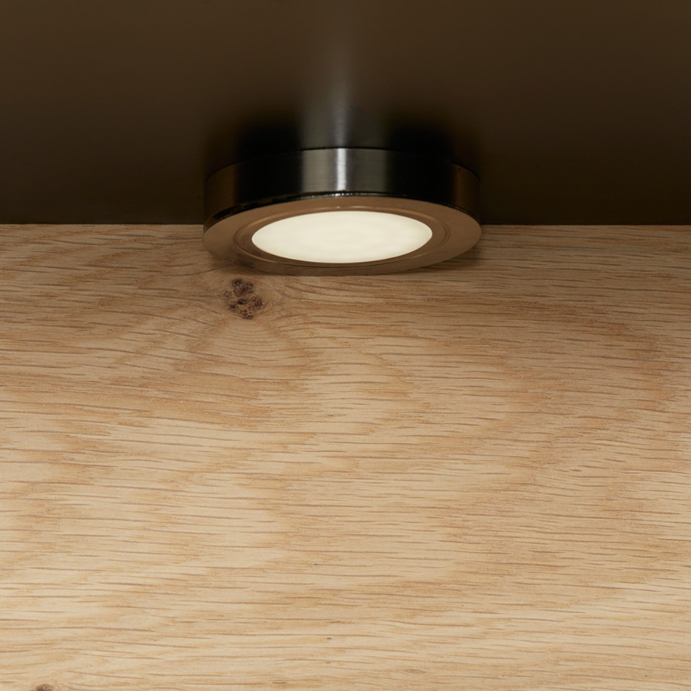 Vitrina Stanga Reno Cu 1 Usa Si 2 Sertare, Smoked Oak, 60 Cm